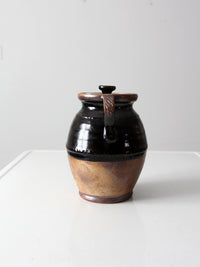 vintage studio pottery jar