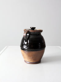 vintage studio pottery jar