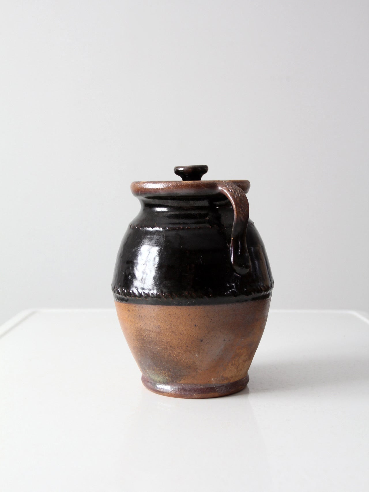 vintage studio pottery jar
