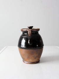 vintage studio pottery jar