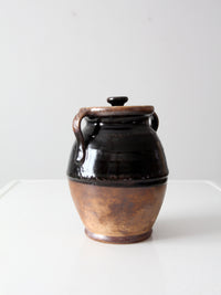 vintage studio pottery jar