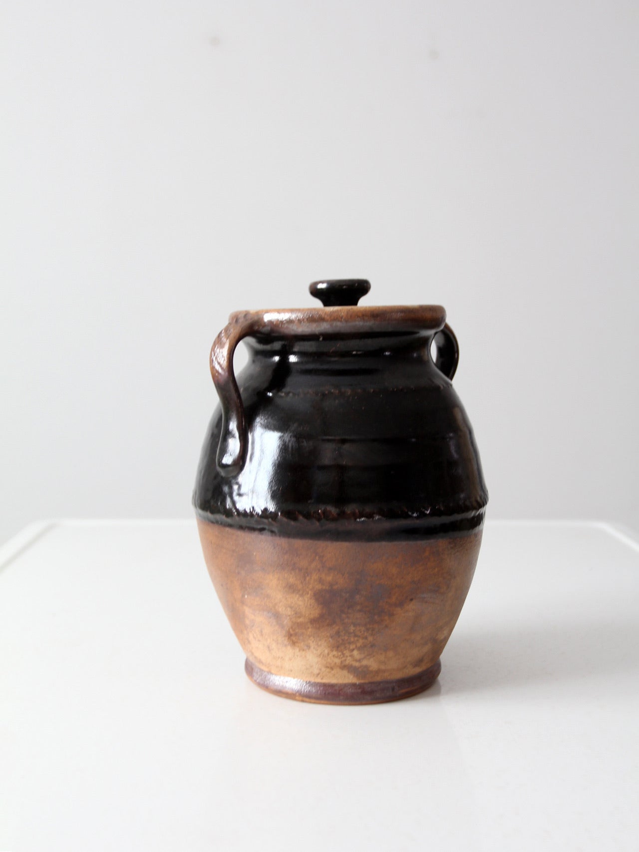 vintage studio pottery jar