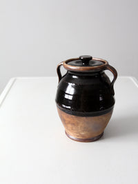 vintage studio pottery jar
