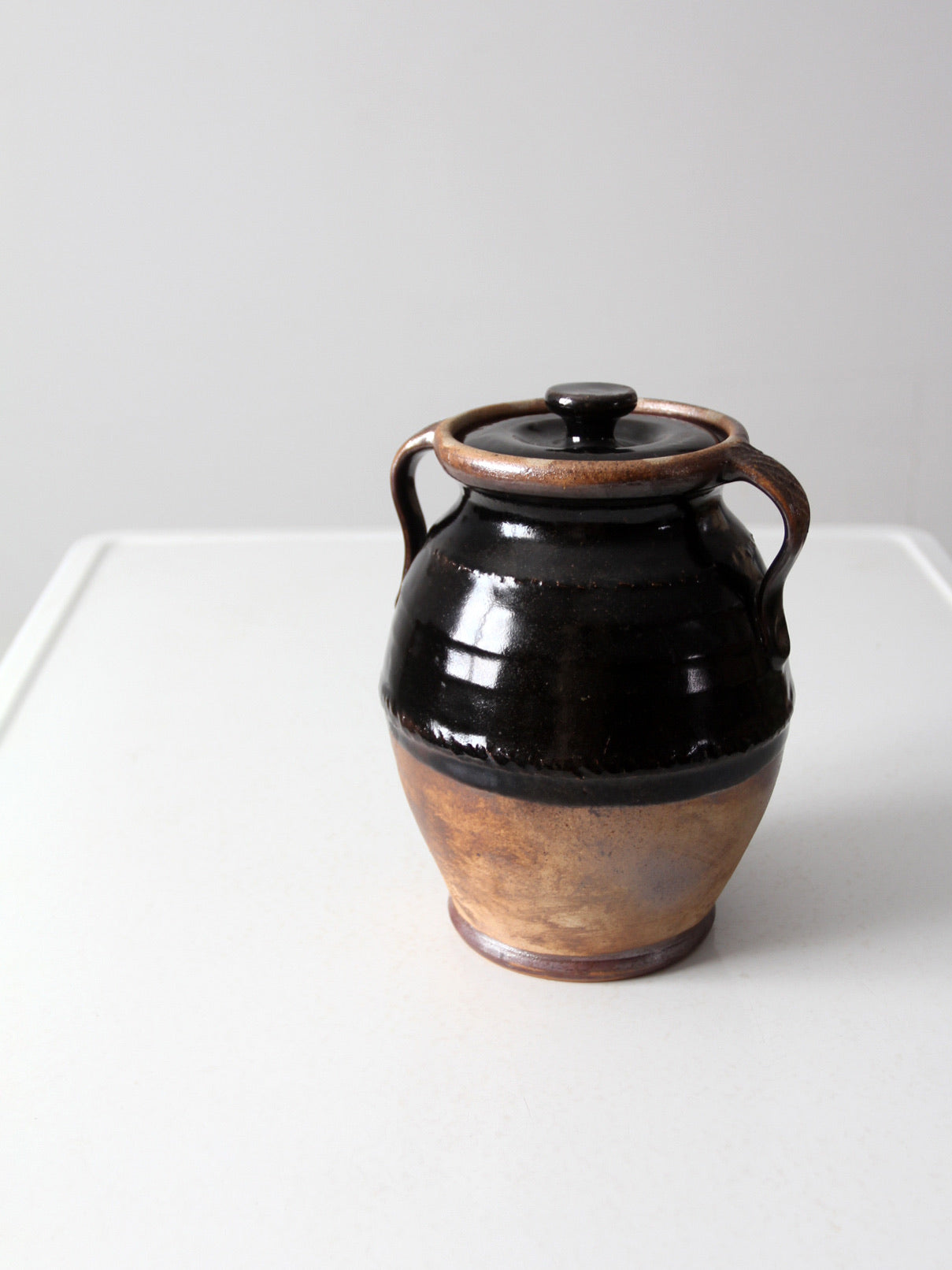 vintage studio pottery jar