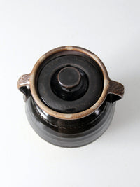 vintage studio pottery jar