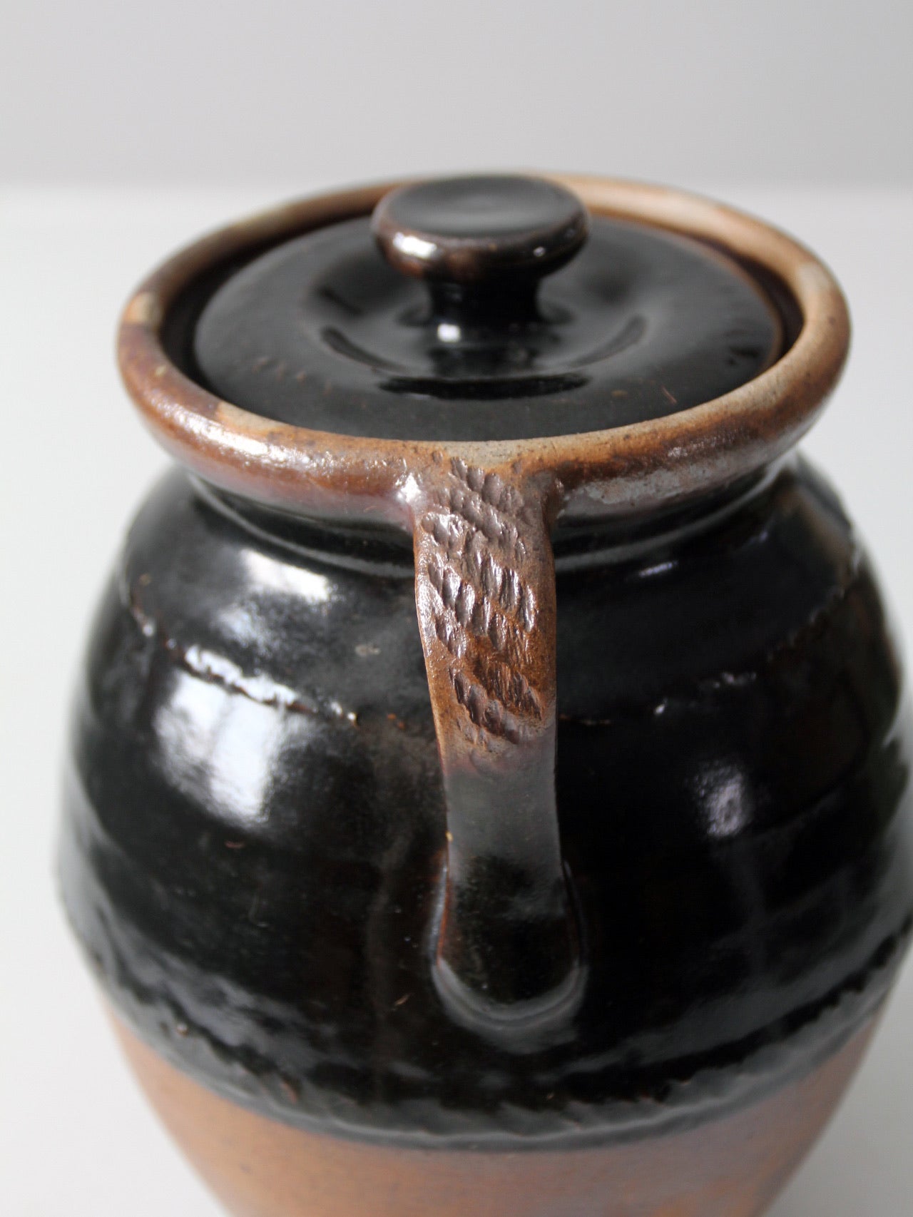 vintage studio pottery jar