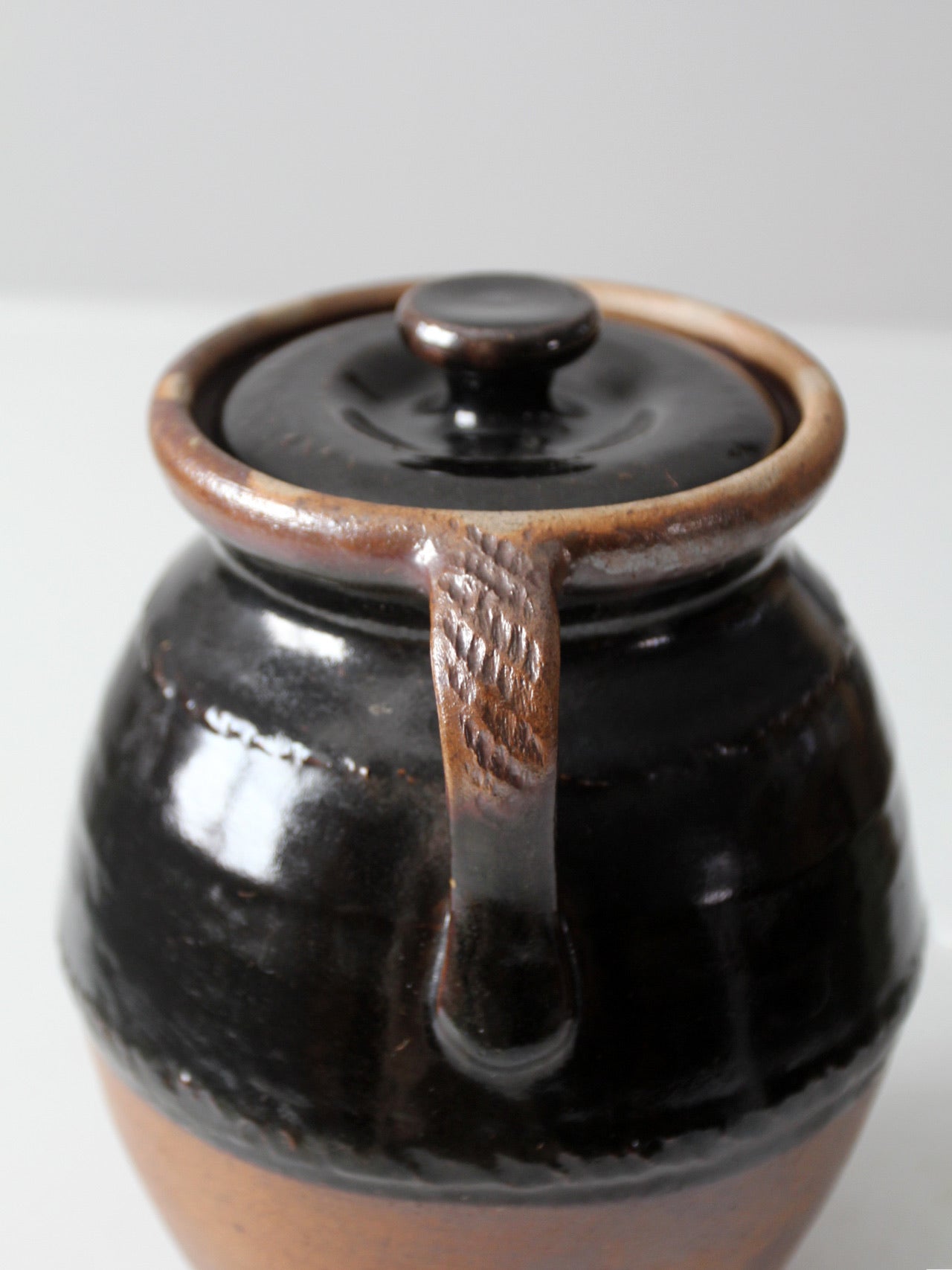 vintage studio pottery jar