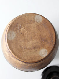vintage studio pottery jar