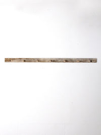 vintage rustic wooden wall rack