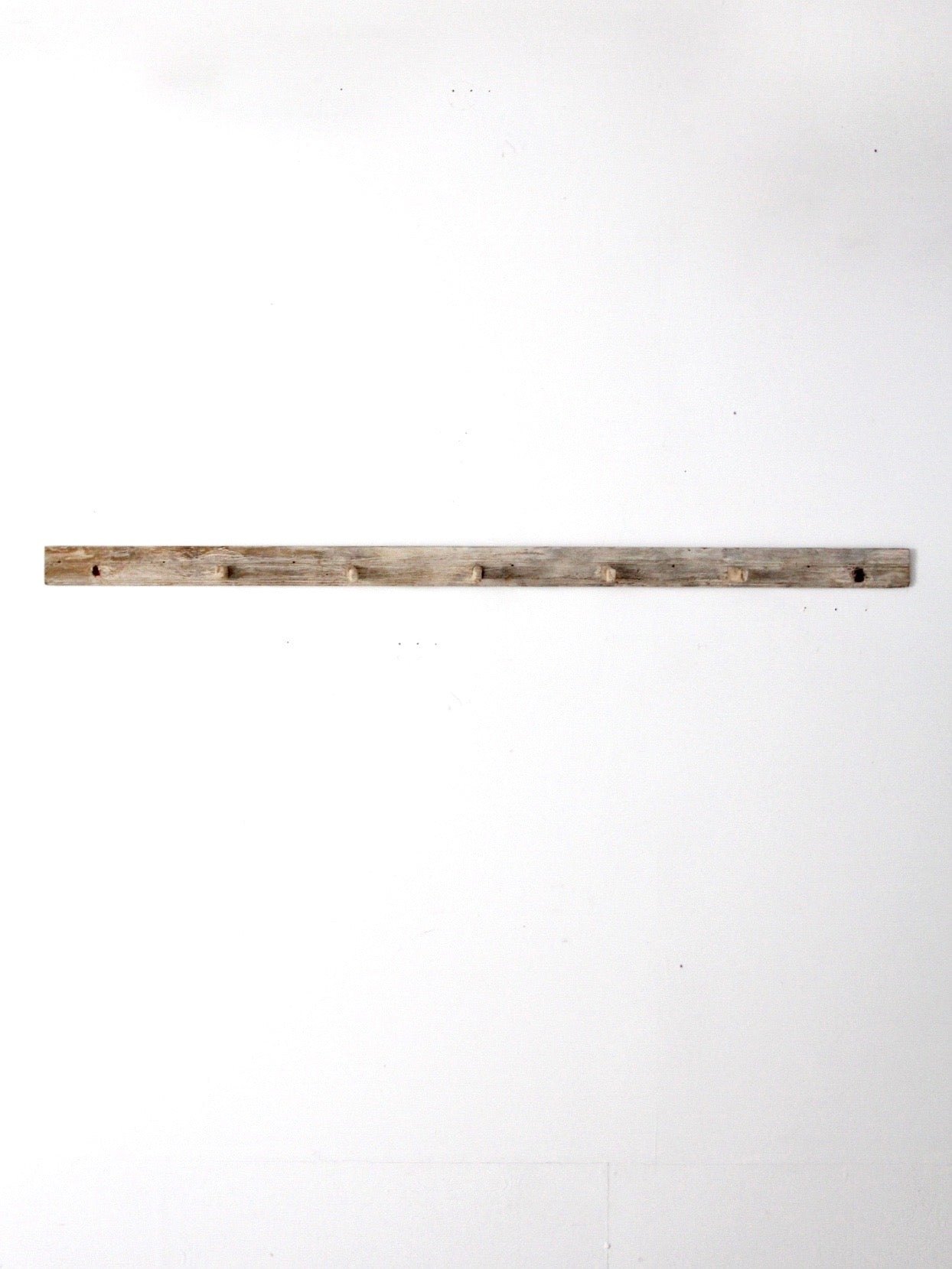vintage rustic wooden wall rack