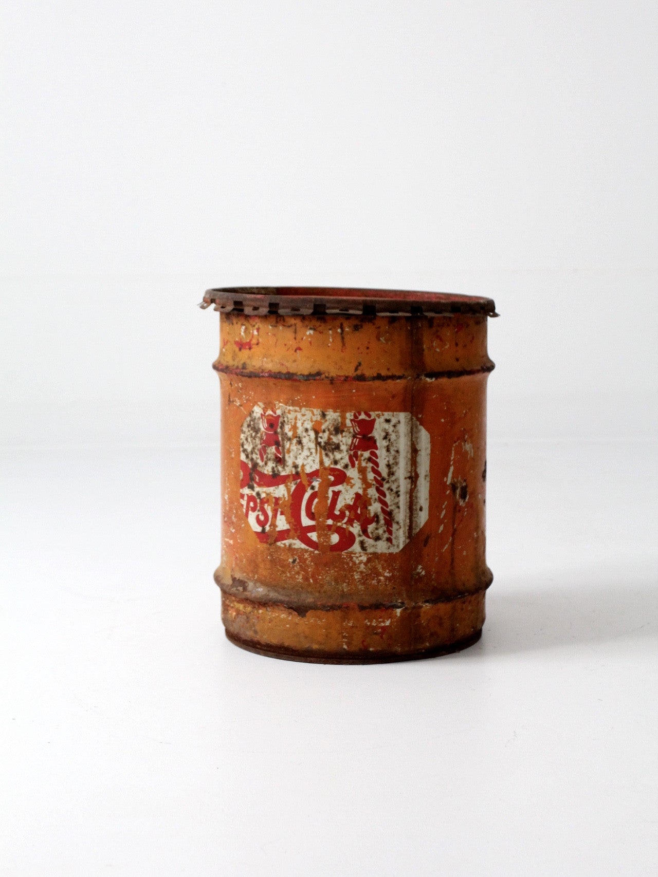 vintage Pepsi-Cola syrup industrial drum