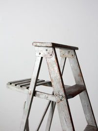 vintage wooden painters ladder