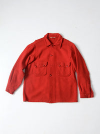 vintage Boy Scout men's wool shirt