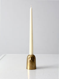 mid century owl candlestick holder