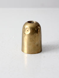 mid century owl candlestick holder