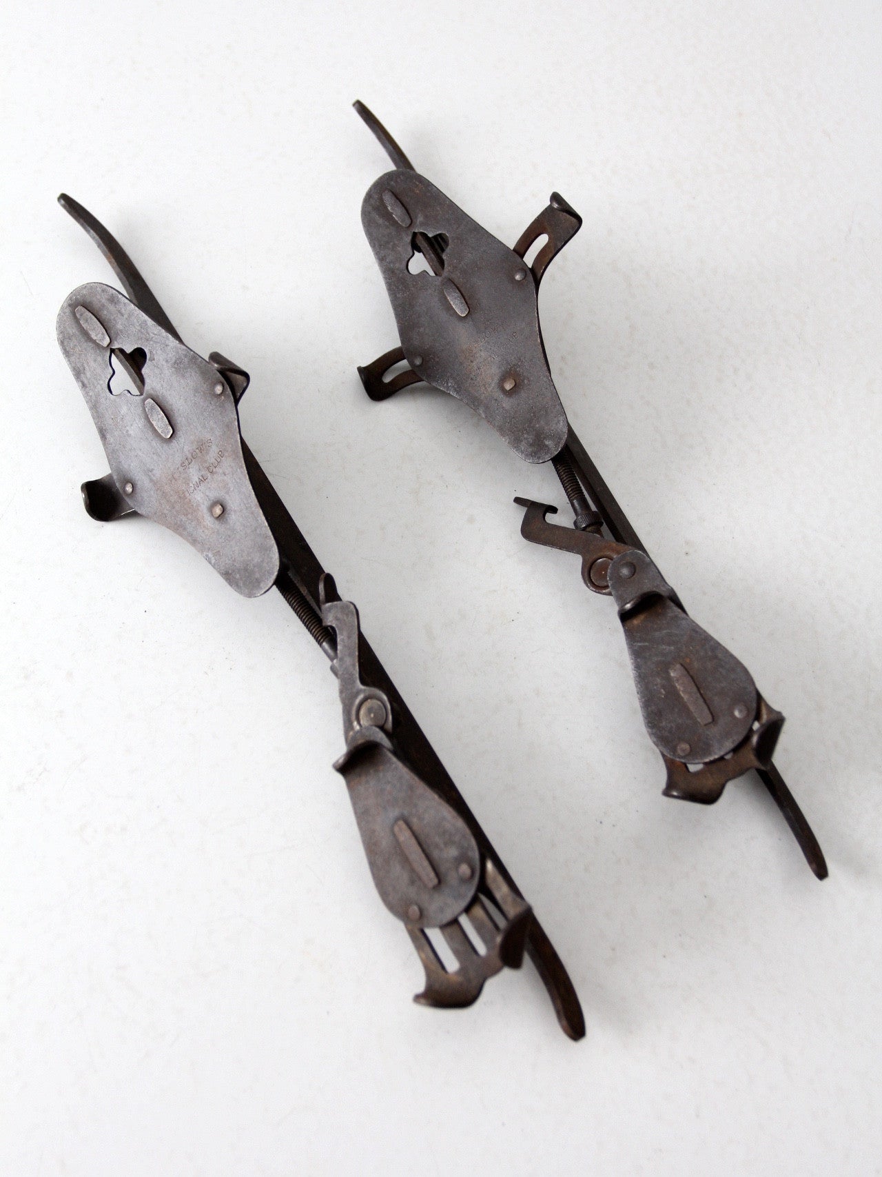 antique Winslow's National Club ice skates