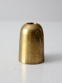 mid century owl candlestick holder