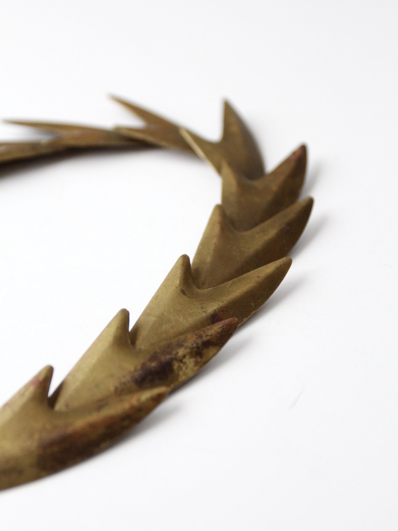 vintage brass necklace