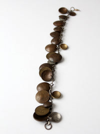 vintage world coin necklace