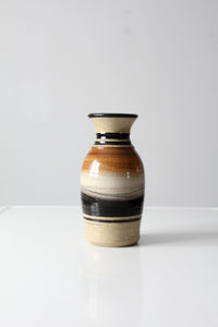 vintage studio pottery vase