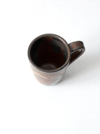 vintage studio pottery mug