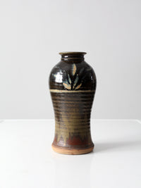 vintage studio pottery vase