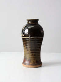 vintage studio pottery vase