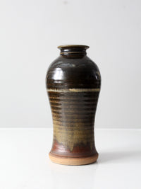 vintage studio pottery vase