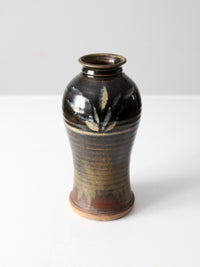 vintage studio pottery vase