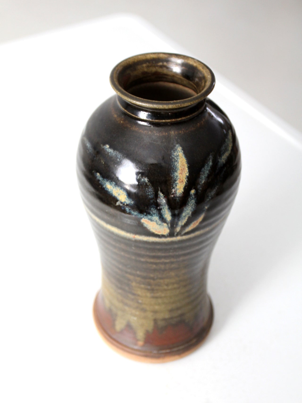 vintage studio pottery vase