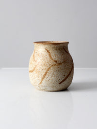 vintage studio pottery vase