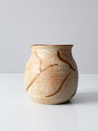 vintage studio pottery vase