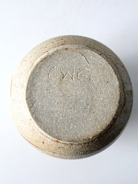 vintage studio pottery vase