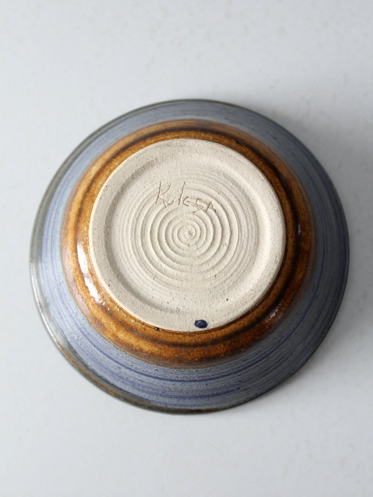 vintage studio pottery bowl