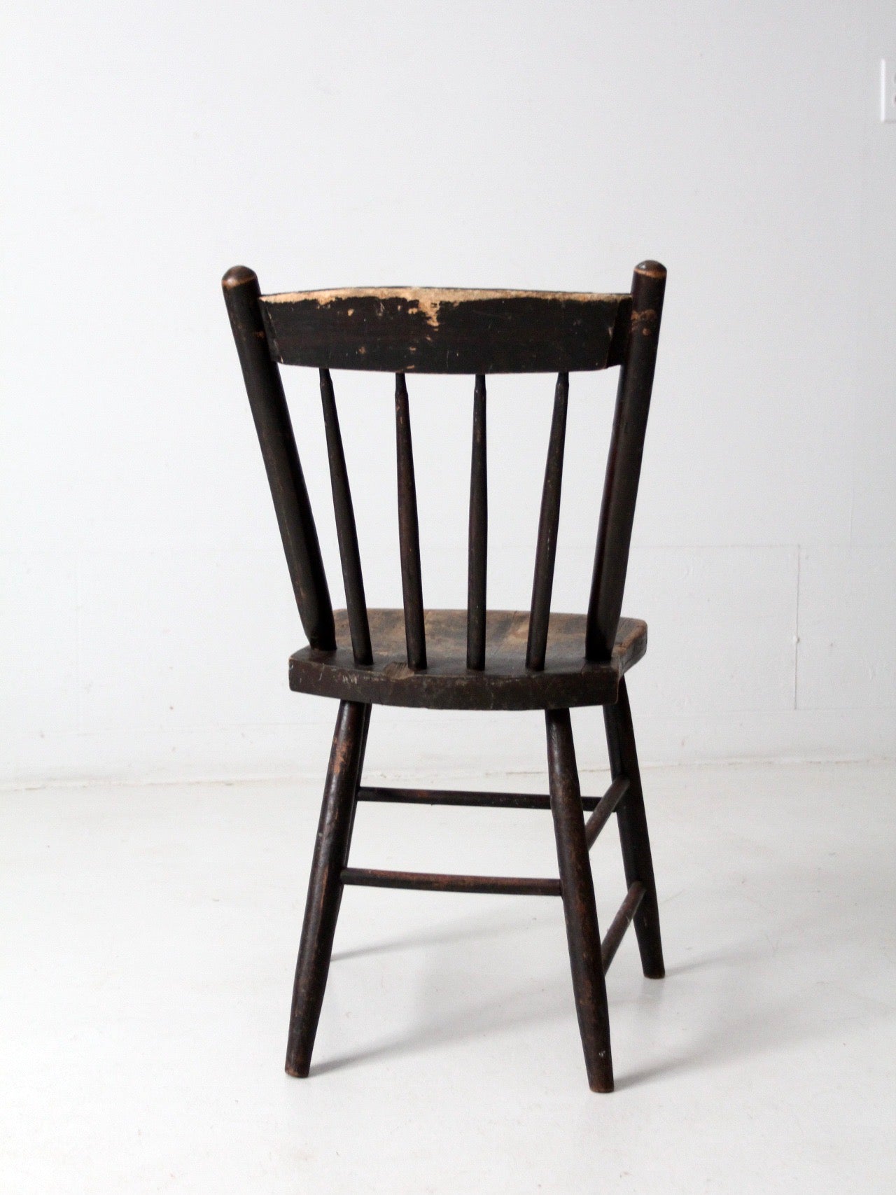 antique painted wood chair