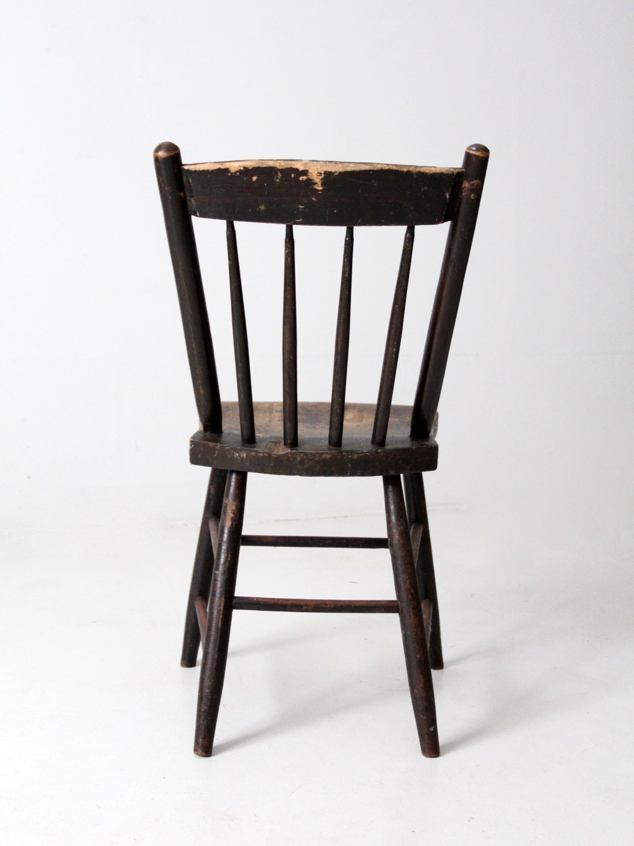 antique painted wood chair