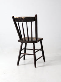 antique painted wood chair