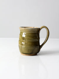 vintage studio pottery mug