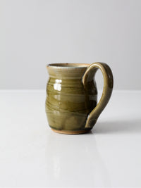 vintage studio pottery mug