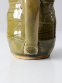vintage studio pottery mug