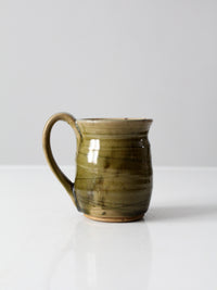 vintage studio pottery mug