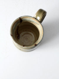 vintage studio pottery mug