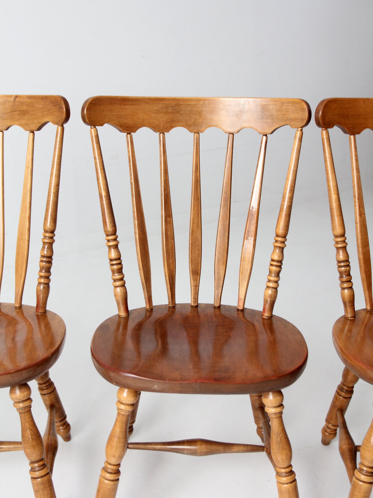 vintage Windsor dining chairs set of 4