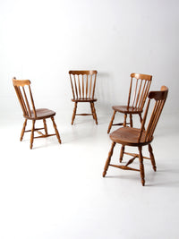 vintage Windsor dining chairs set of 4