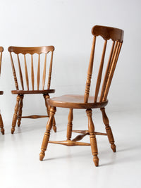 vintage Windsor dining chairs set of 4