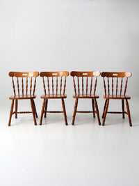 vintage pub style dining chairs set of 4