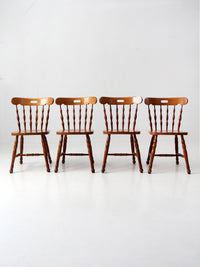 vintage pub style dining chairs set of 4