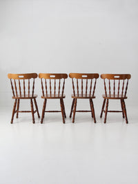 vintage pub style dining chairs set of 4