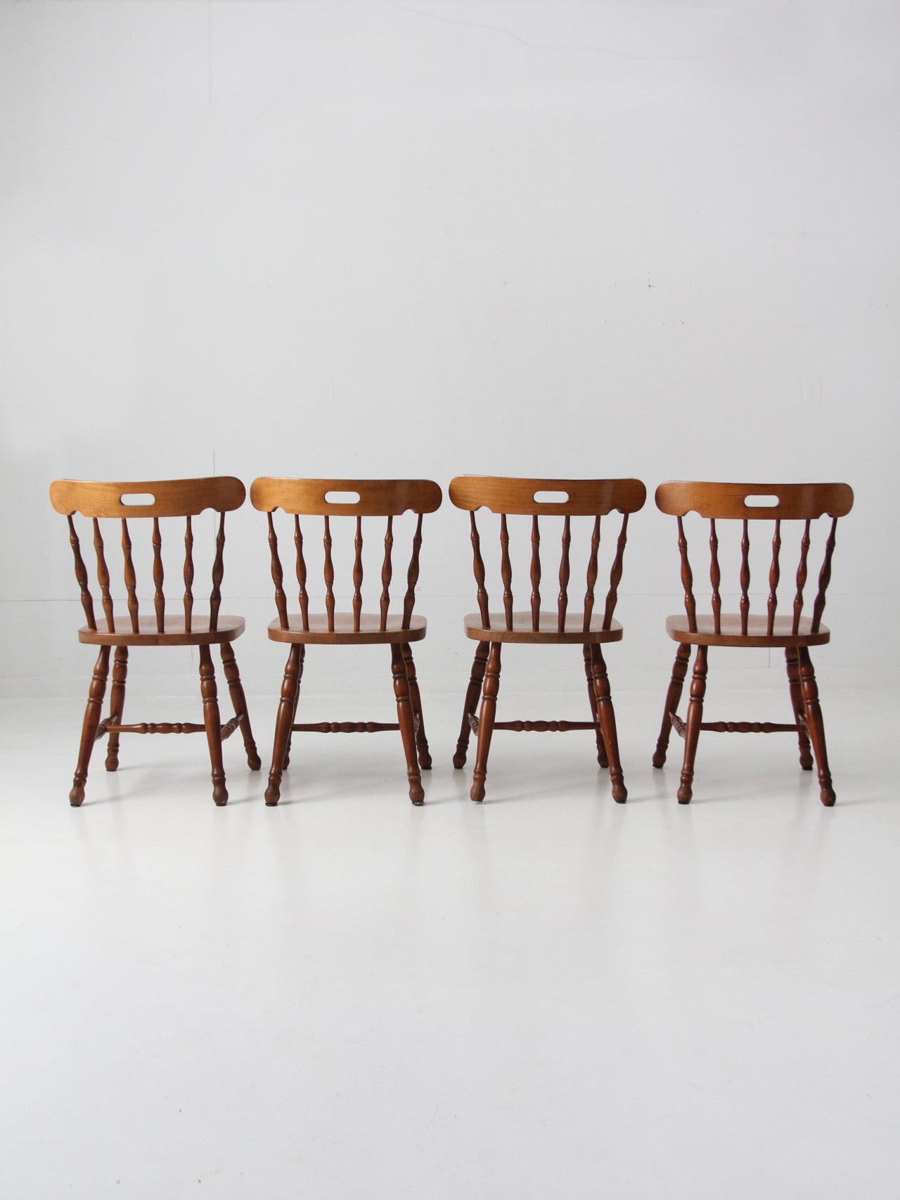 vintage pub style dining chairs set of 4