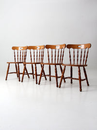 vintage pub style dining chairs set of 4